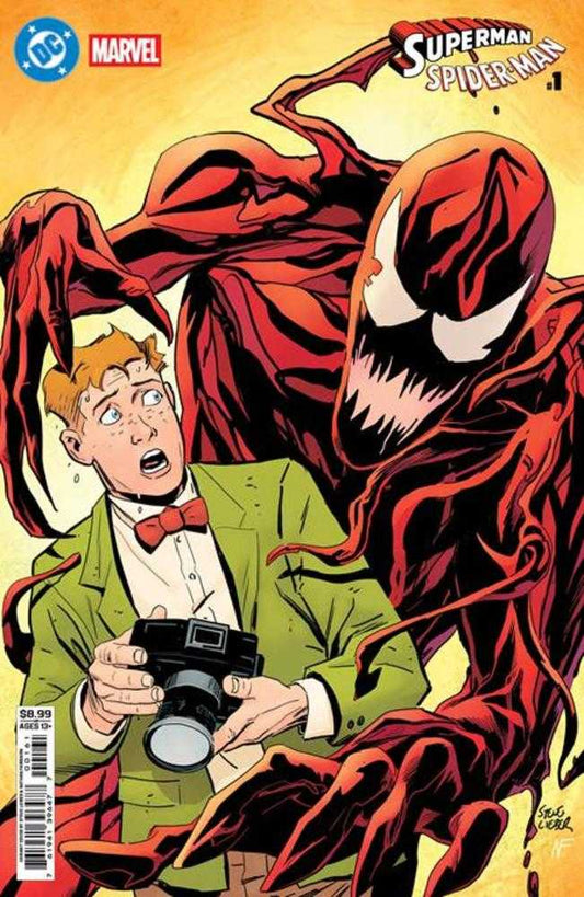 DC Marvel Superman Spider-Man #01 (One Shot) (Cover F Steve Lieber Jimmy Olsen & Carnage Card)