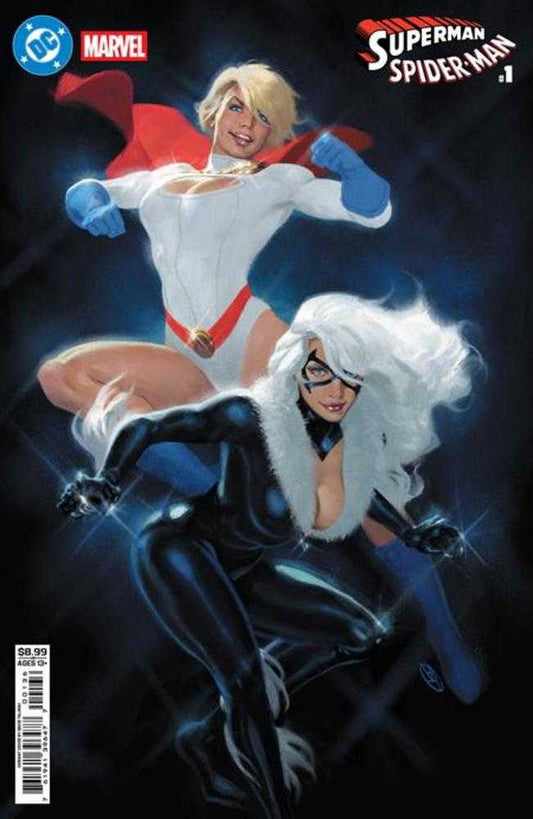 DC Marvel Superman Spider-Man #01 (One Shot) (Cover V David Talaski Power Girl & Black Cat)