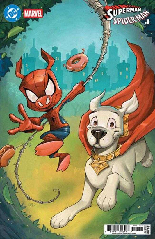 DC Marvel Superman Spider-Man #01 (One Shot) (Cover W Chrissie Zullo Krypto & Spider Ham)