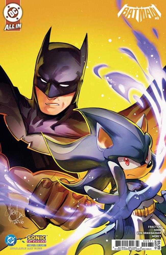 Batman [2025] #09 (Cover F Mirka Andolfo DC X Sonic)