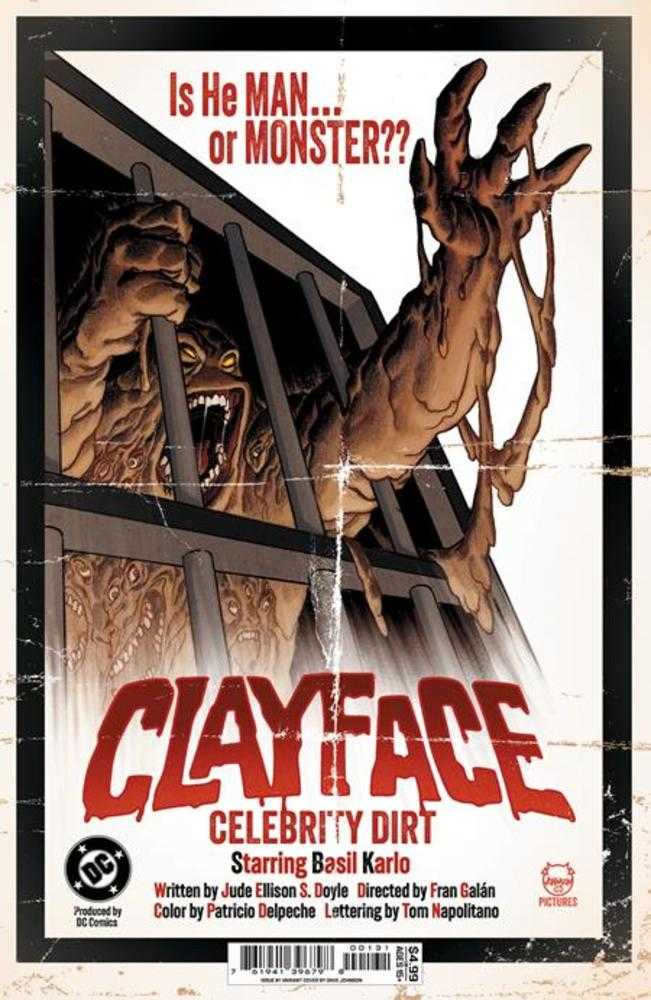 Clayface: Celebrity Dirt #01 (Of 6) (Cover C Dave Johnson)