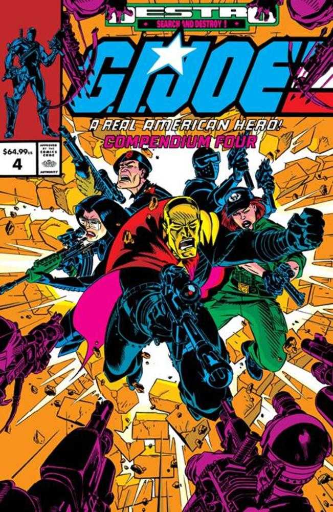 G.I. Joe A Real American Hero Compendium TPB Volume 04 (Direct Market Exclusive Michael Golden Cover)
