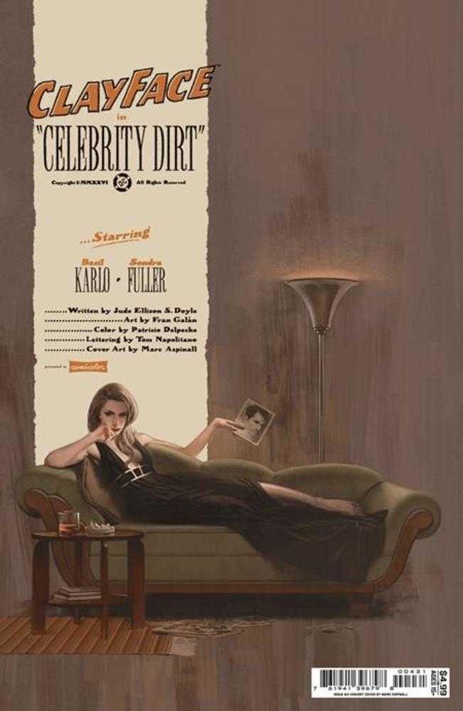 Clayface Celebrity Dirt #04 (Of 6) (Cover C Marc Aspinall)