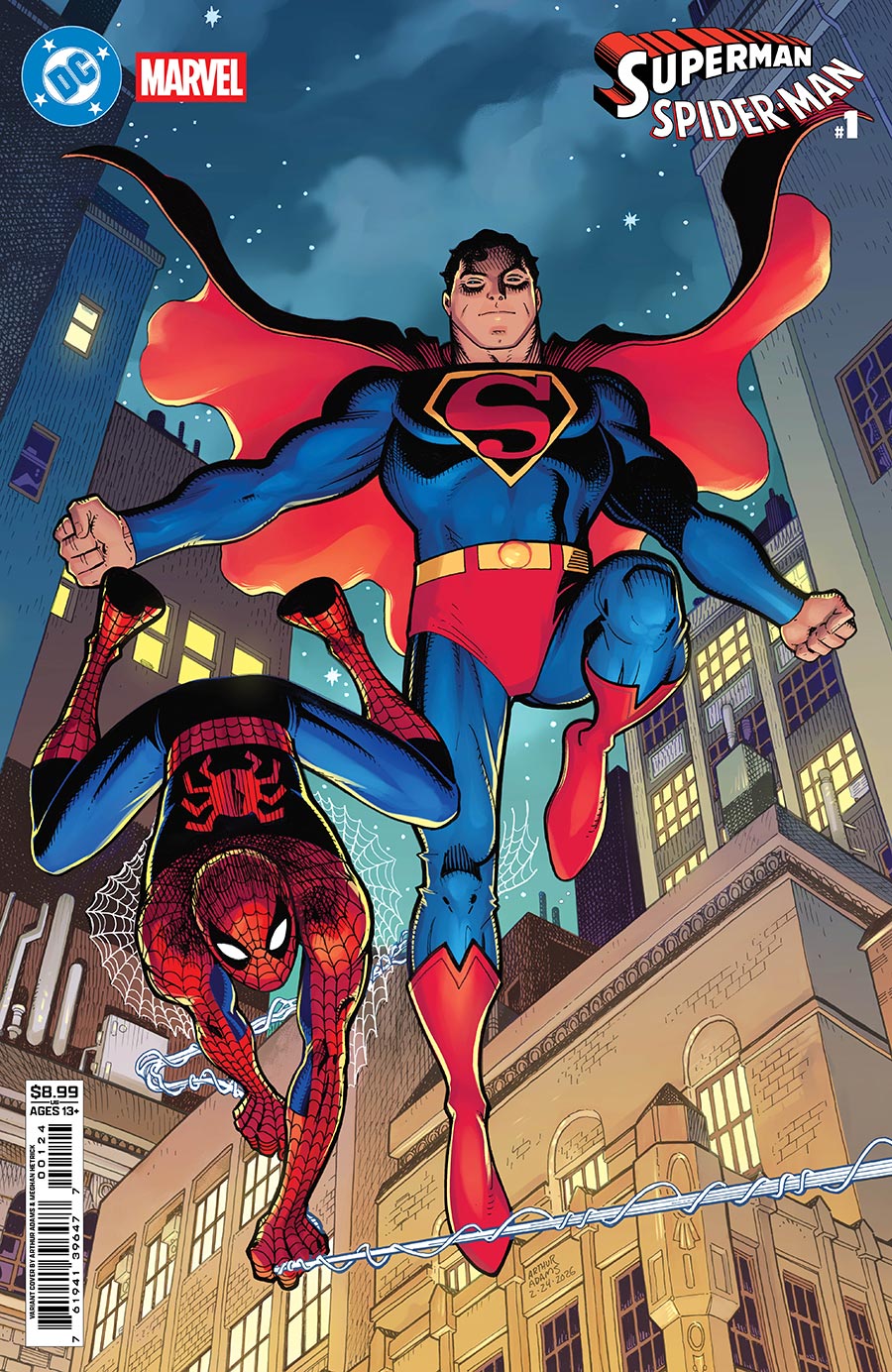 DC Marvel Superman Spider-Man #01 (One Shot) (Cover L Arthur Adams Card)