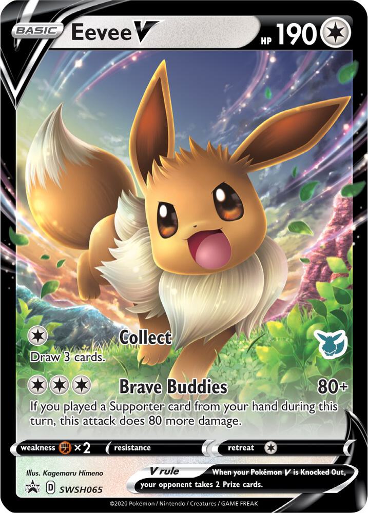 Image for Eevee V - SWSH065 (Eevee Stamped)