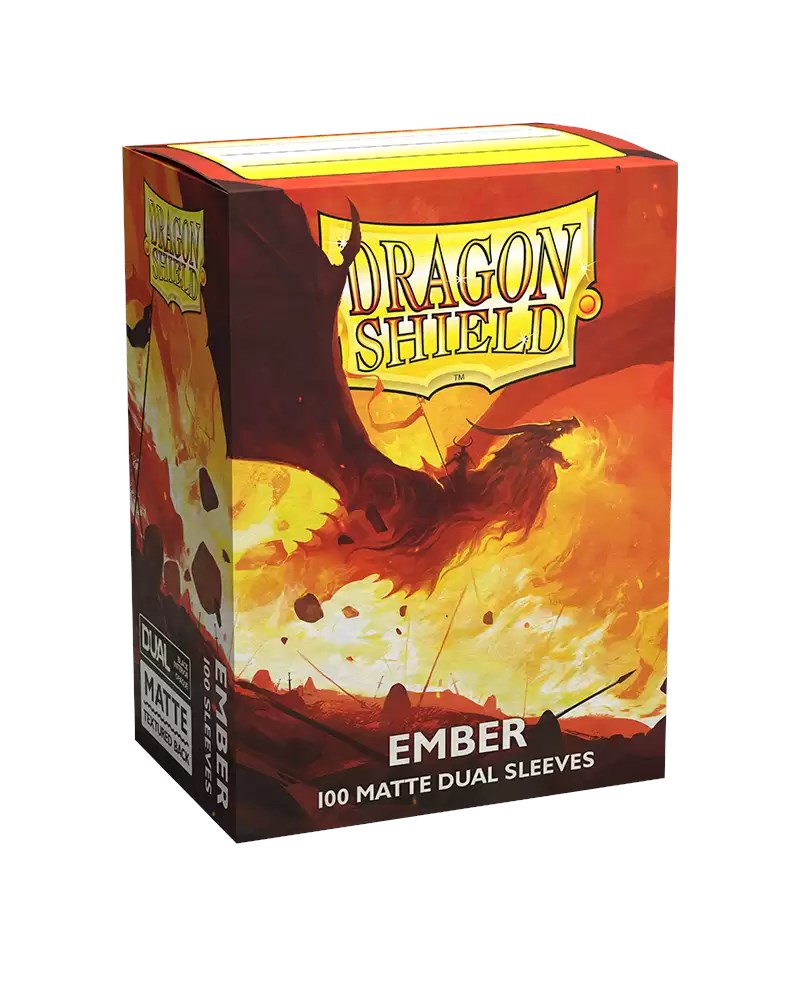Dragon Shield: Matte Dual - Ember [100 Pack]