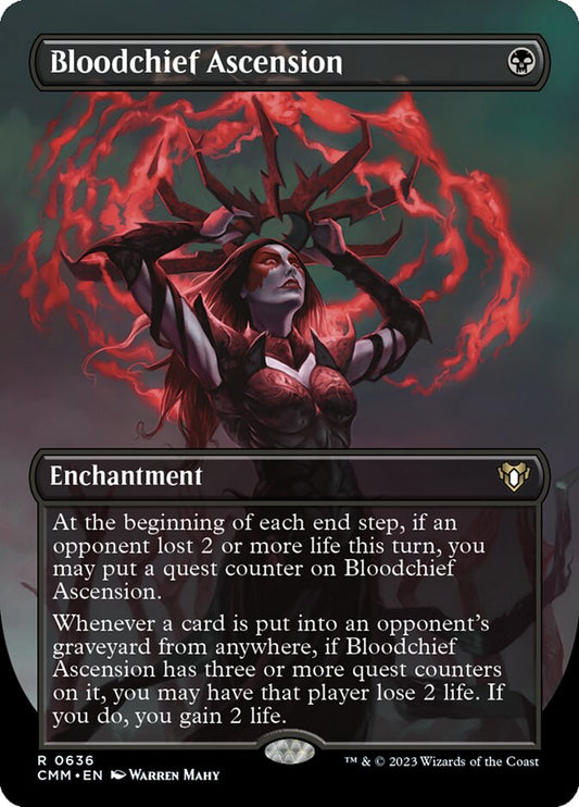 Bloodchief Ascension (Commander Masters) [Borderless]