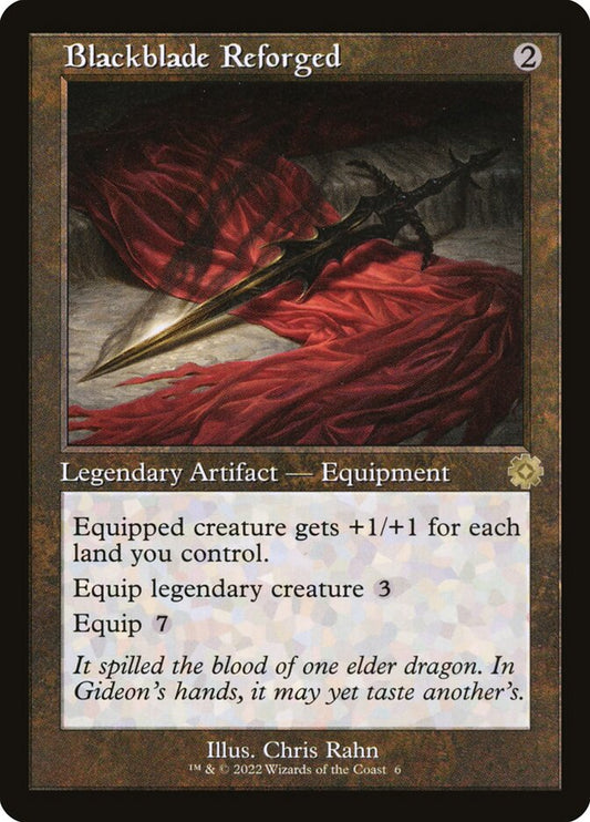 Blackblade Reforged (The Brothers' War Retro Artifacts) [Retro Frame]