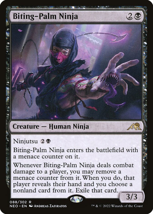 Biting-Palm Ninja (Kamigawa: Neon Dynasty)