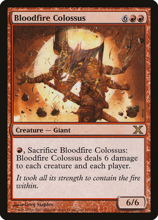 Bloodfire Colossus (Tenth Edition)