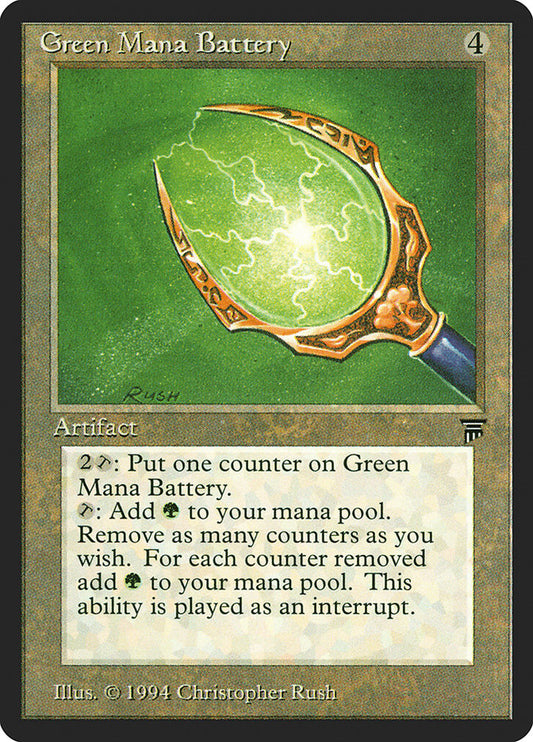 Green Mana Battery (Legends)