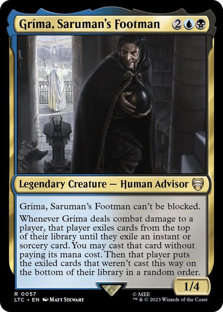 Image for Gríma, Saruman's Footman