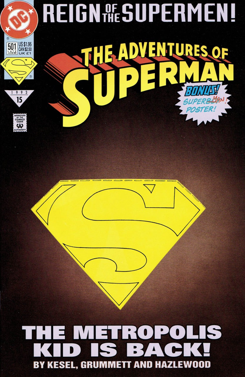 Adventures of Superman [1987] #501 (Die-Cut)