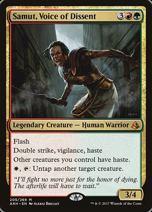 Samut, Voice of Dissent (Amonkhet)