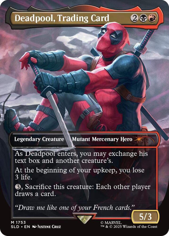 Image for Deadpool, Trading Card