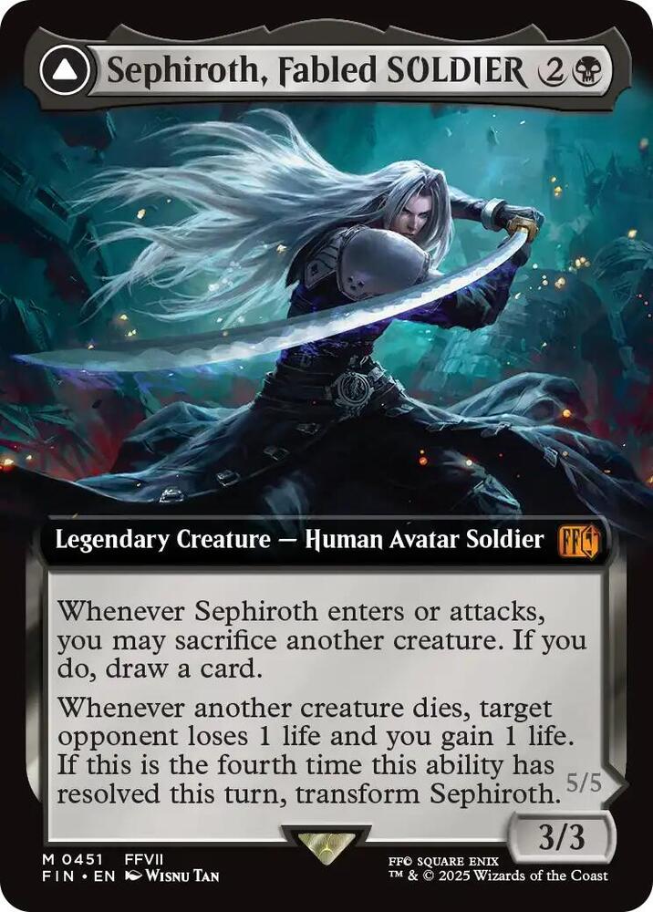 Image for Sephiroth, Fabled SOLDIER // Sephiroth, One-Winged Angel