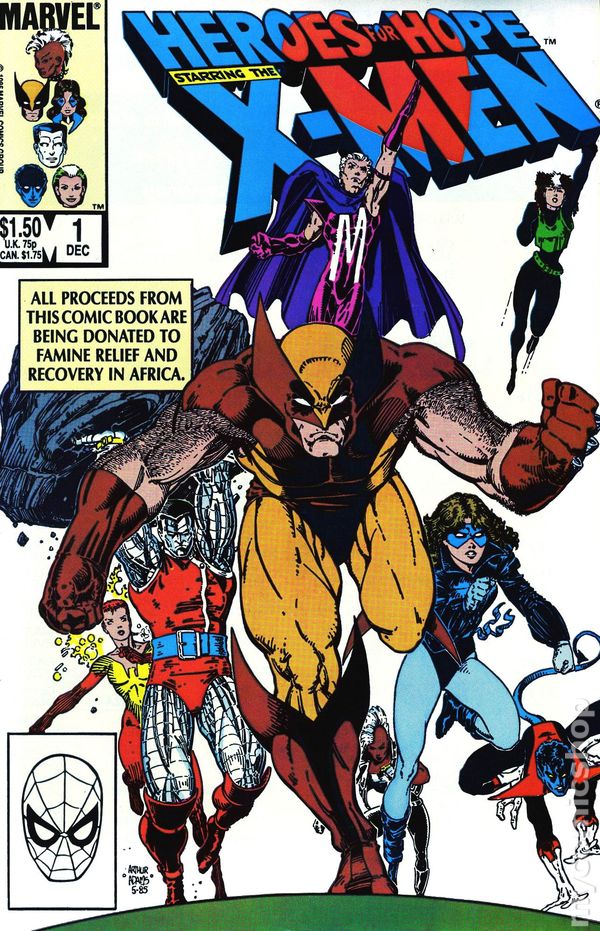 Heroes for Hope Starring the X-Men [1985] #01 [Direct Edition]