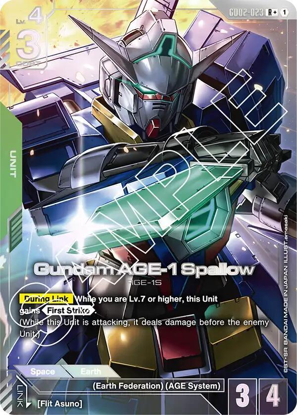 Image for Gundam AGE-1 Spallow (R+)