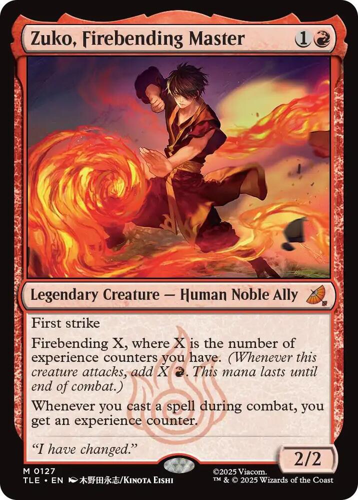 Image for Zuko, Firebending Master
