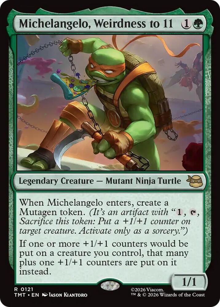 Image for Michelangelo, Weirdness to 11