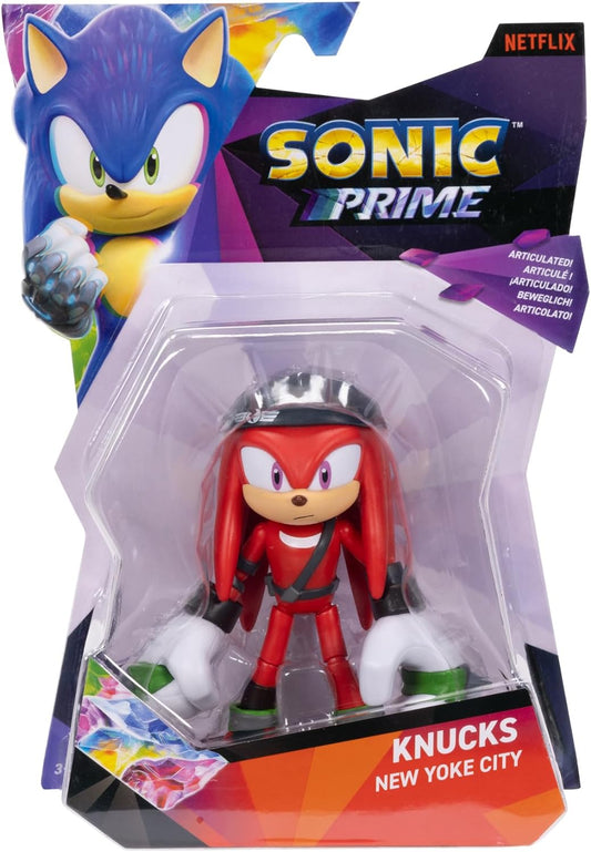 Sonic Prime 5-inch Knuckles - New Yoke City Action Figure