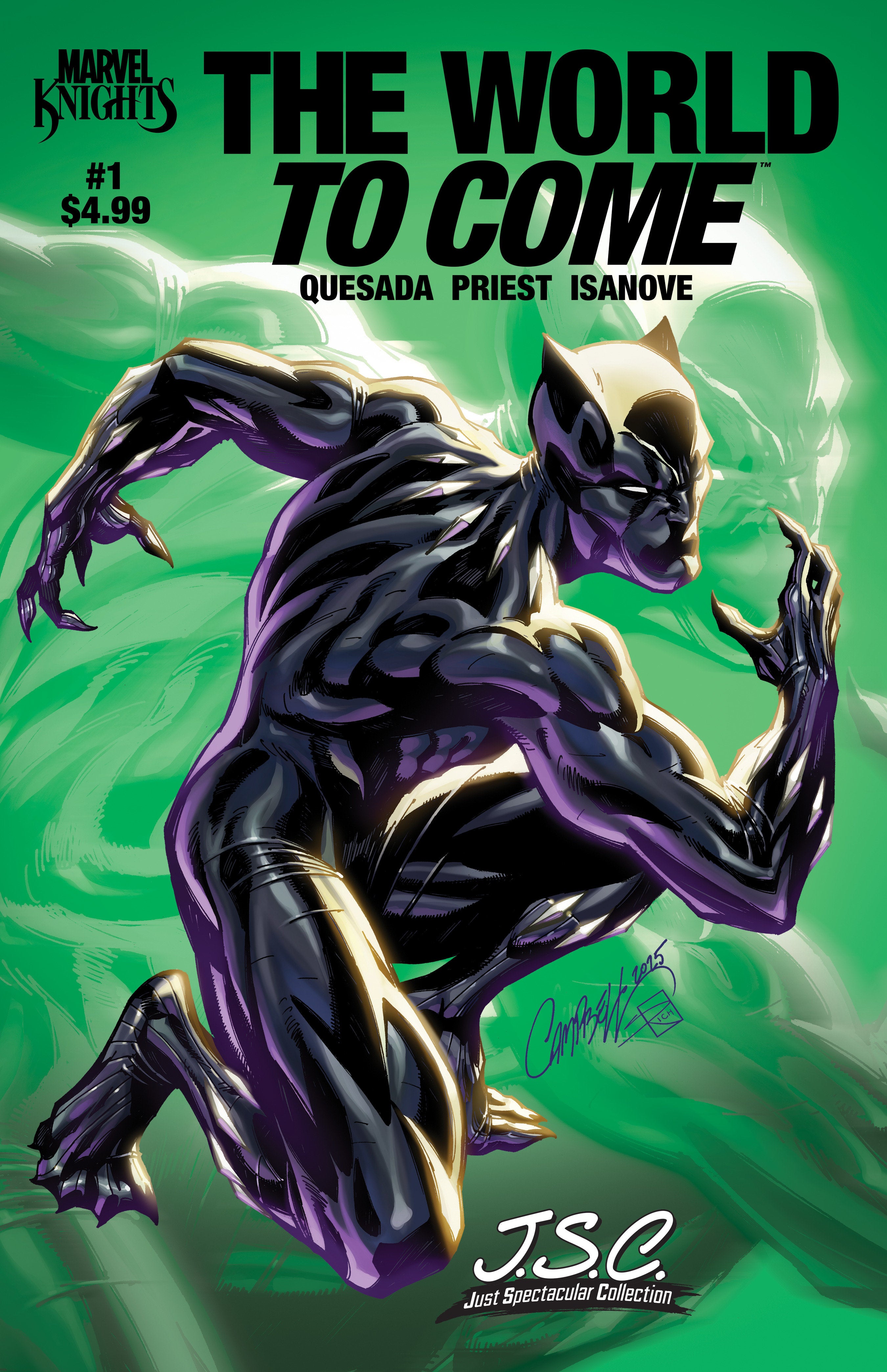Marvel Knights: The World To Come #3 (J. Scott Campbell Just Spectacular Variant)