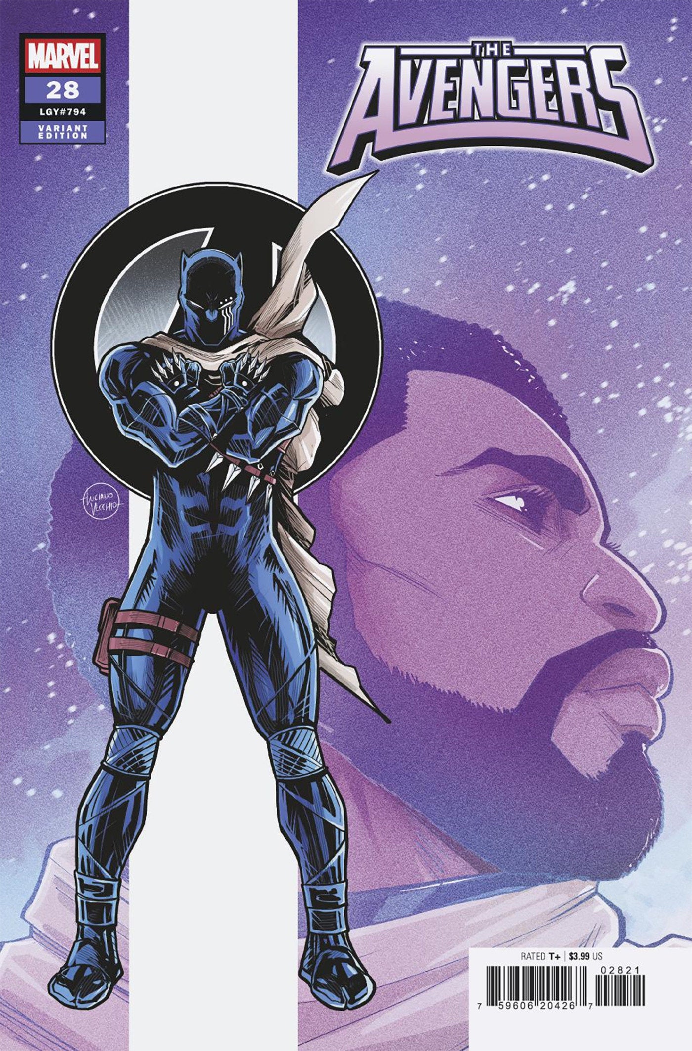 Avengers [2023] #28 (Vecchio Black Panther Variant) [Doom]