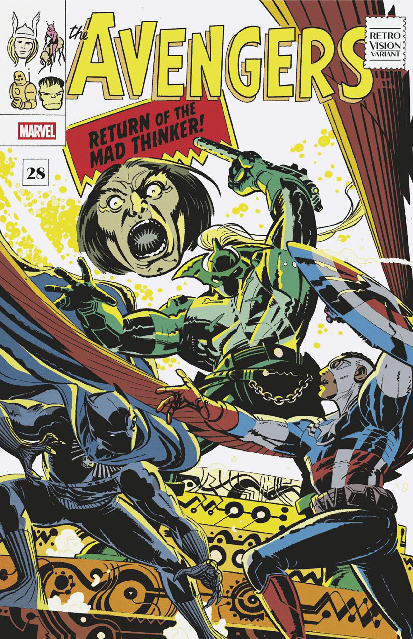 Avengers [2023] #28 (Retrovision Variant) [Doom]
