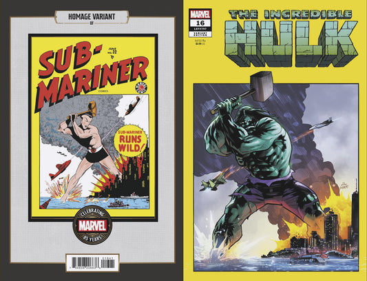 Incredible Hulk [2023] #16 (Marvel 85th Anniversary Homage Variant)
