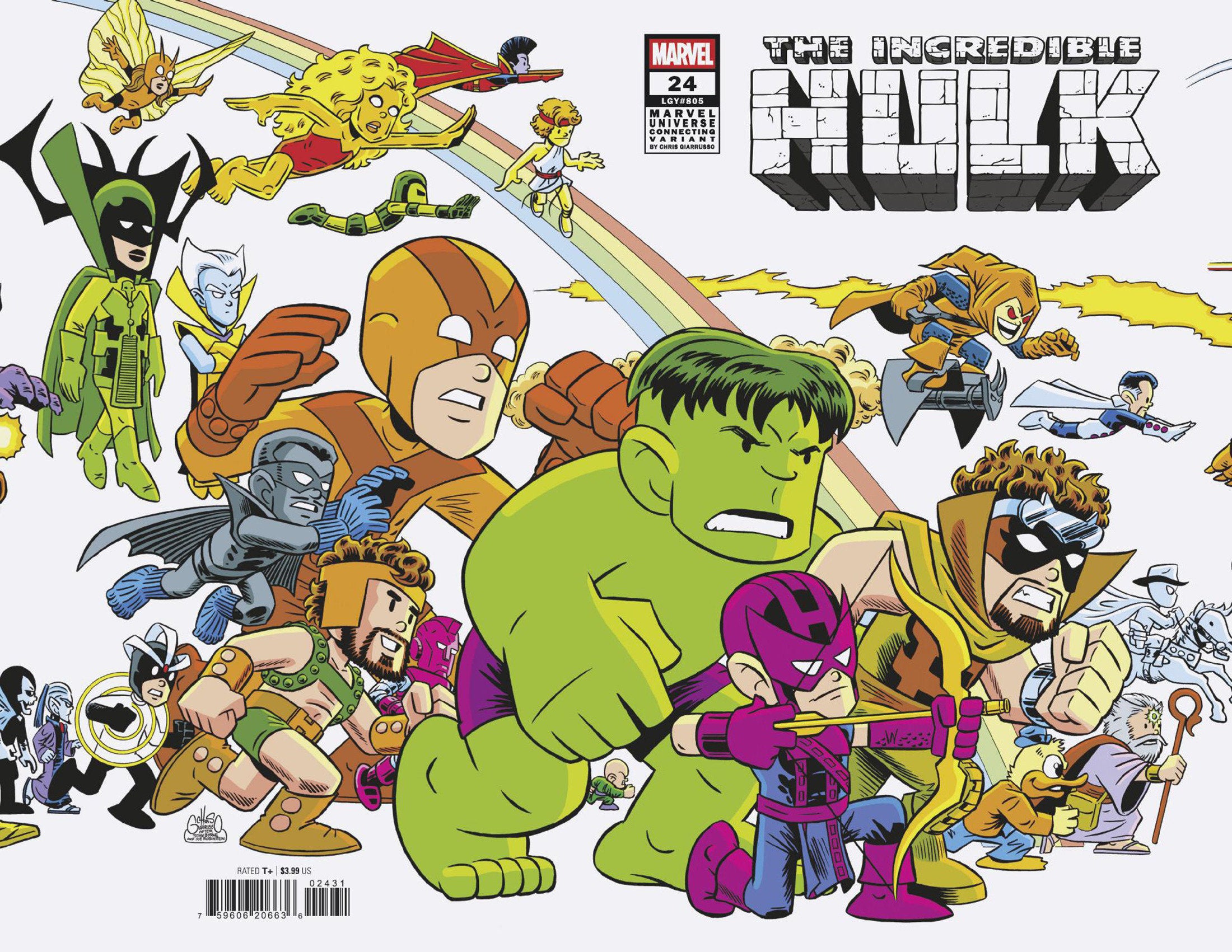 Incredible Hulk [2023] #24 (Chris Giarrusso Marvel Universe Connecting Wrap Variant E)