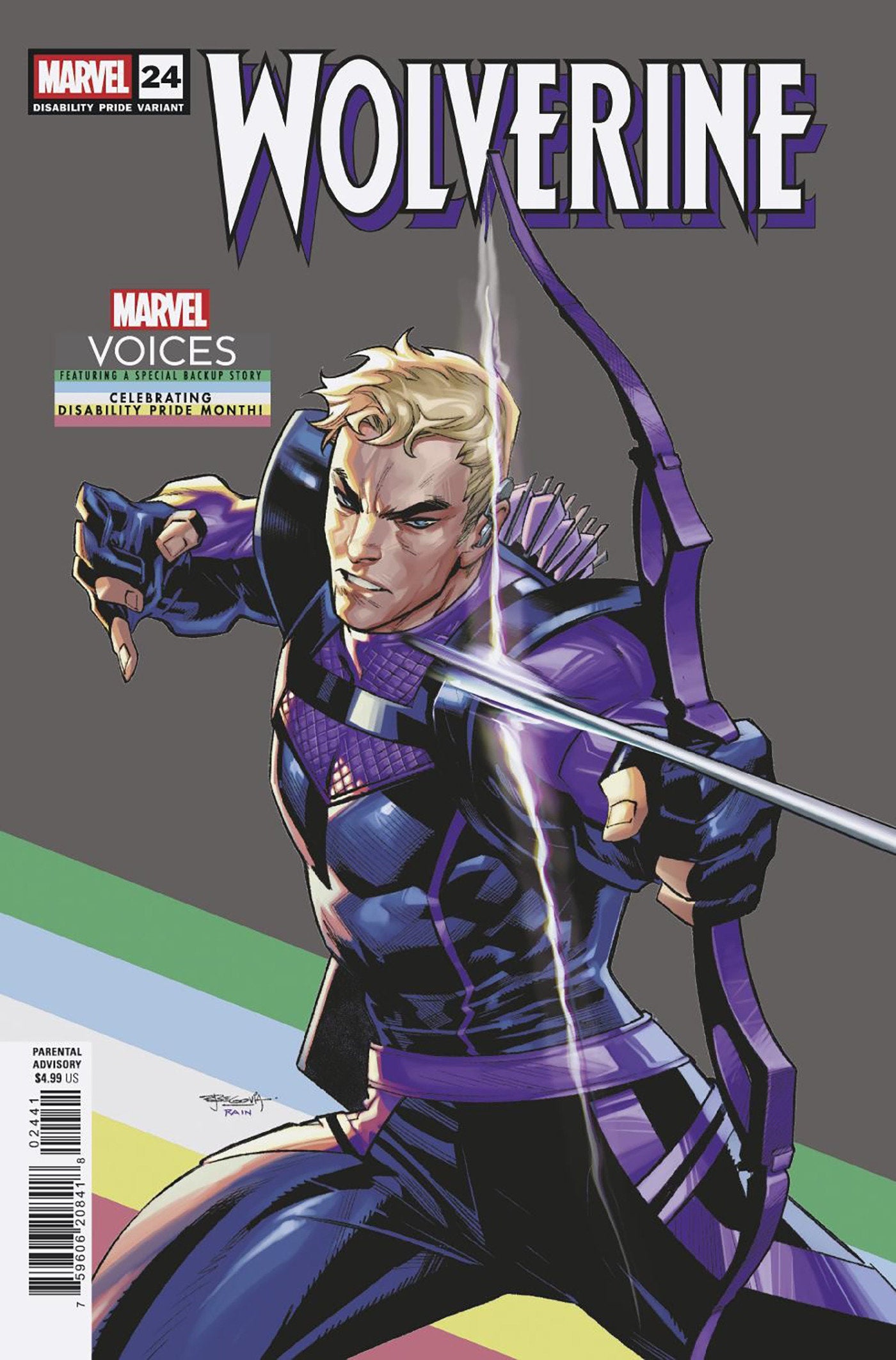 Wolverine [2024] #24 (Stephen Segovia Disability Pride Variant)