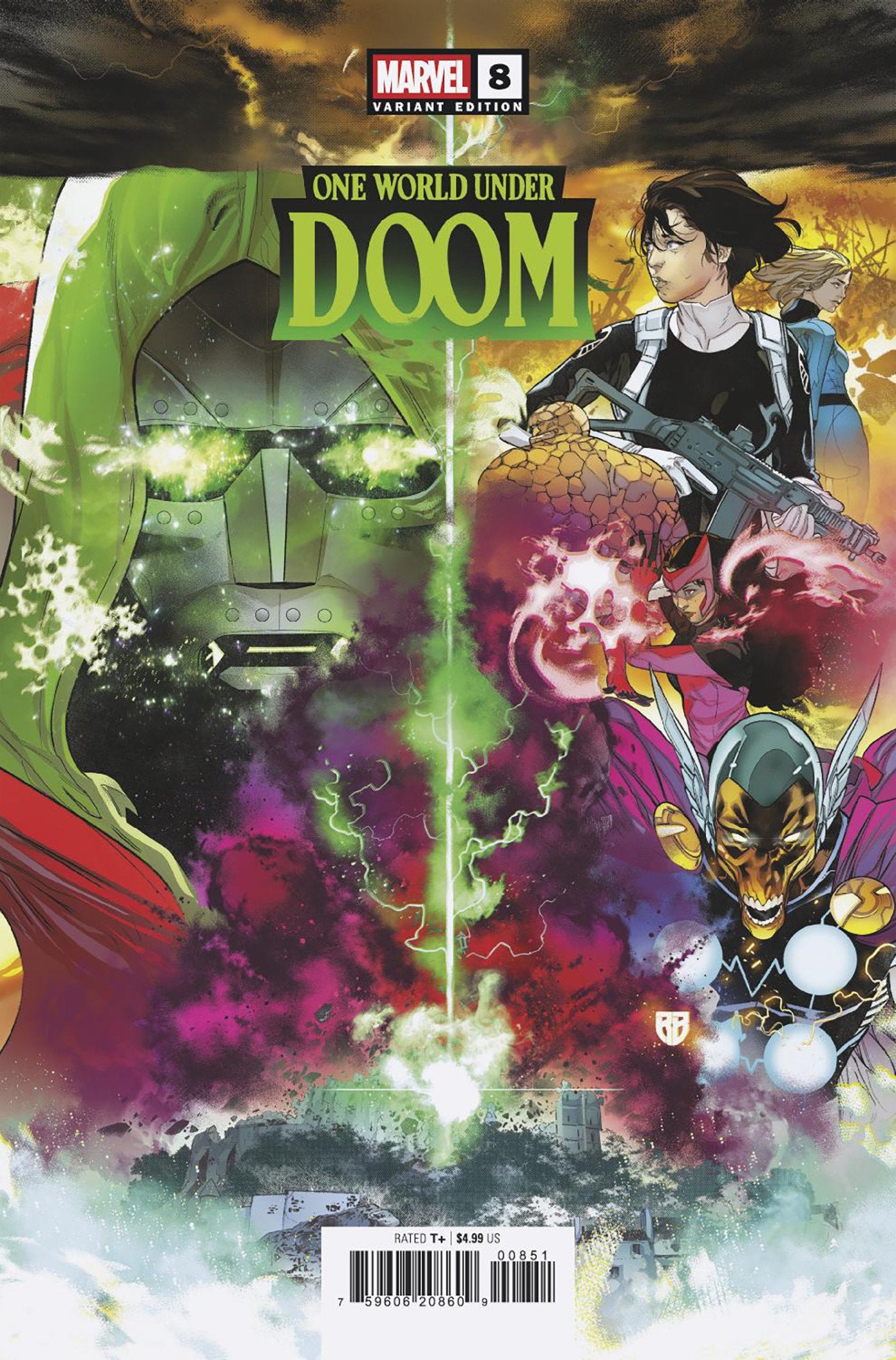 One World Under Doom #08 (R.B. Silva Variant)