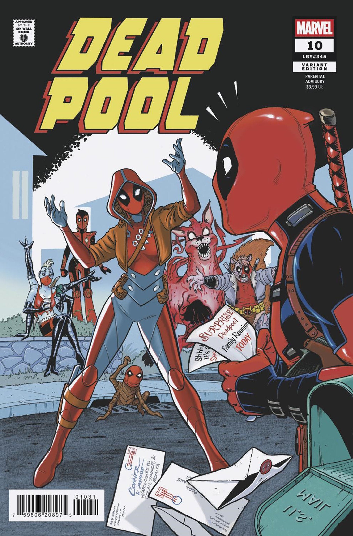Deadpool [2024] #10 (Amanda Conner Homage Variant)