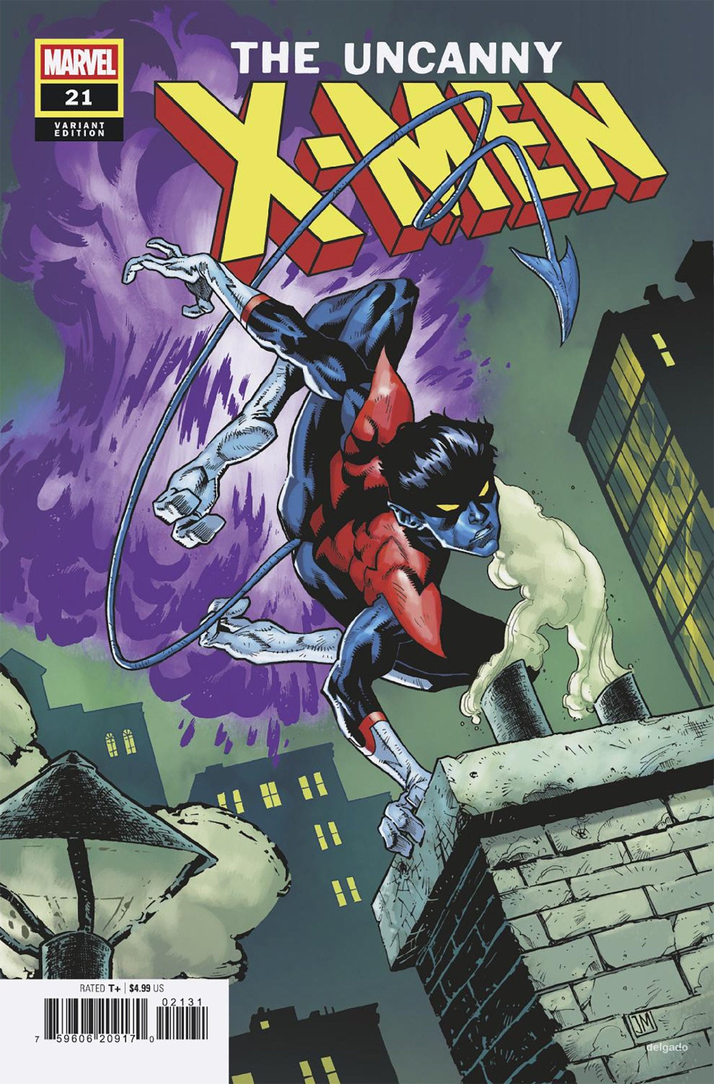 Uncanny X Men [2024] #21 (Justin Mason Nightcrawler Variant)