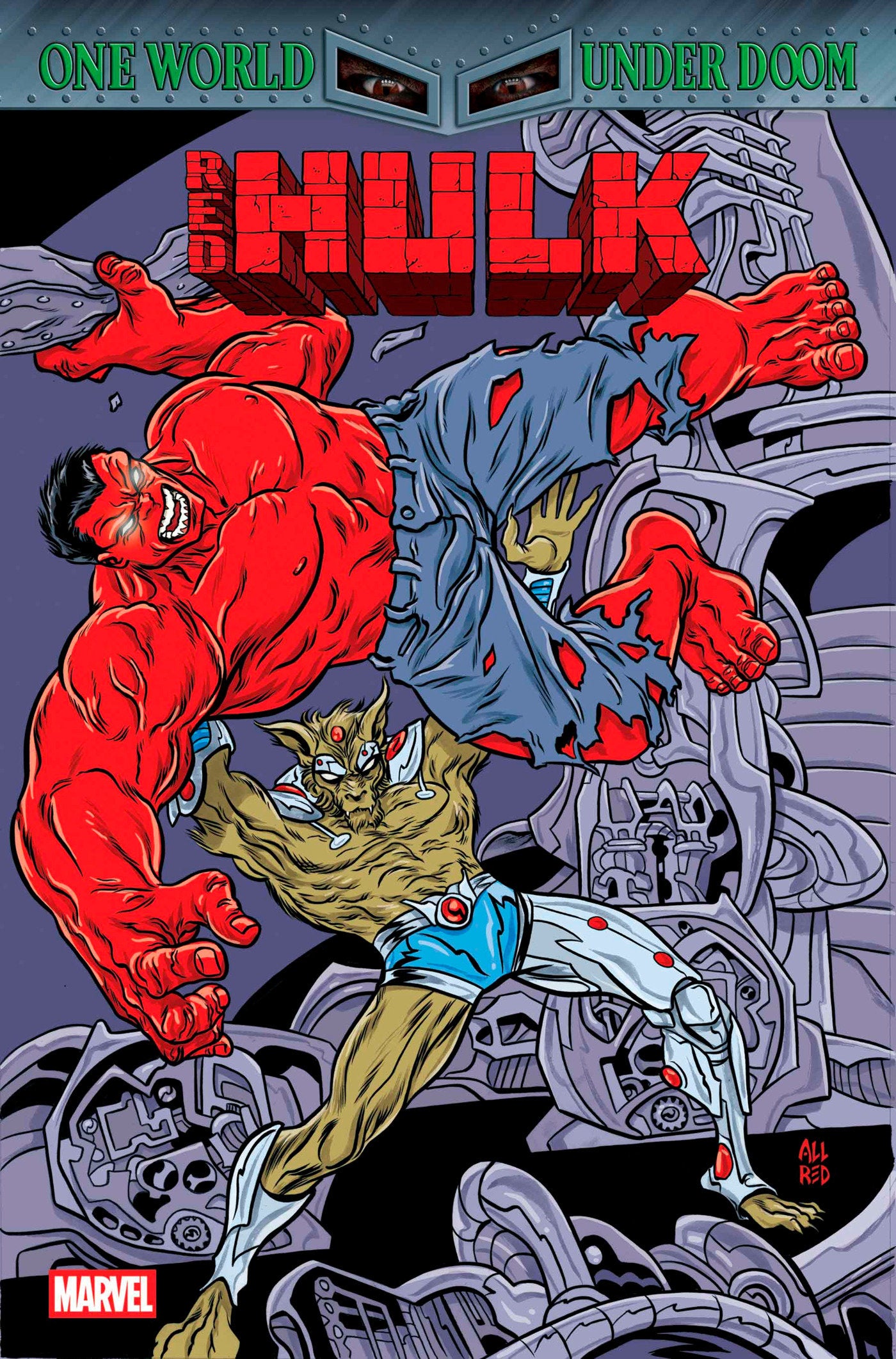 Red Hulk [2025] #6 [2025] (Allred Retrovision)