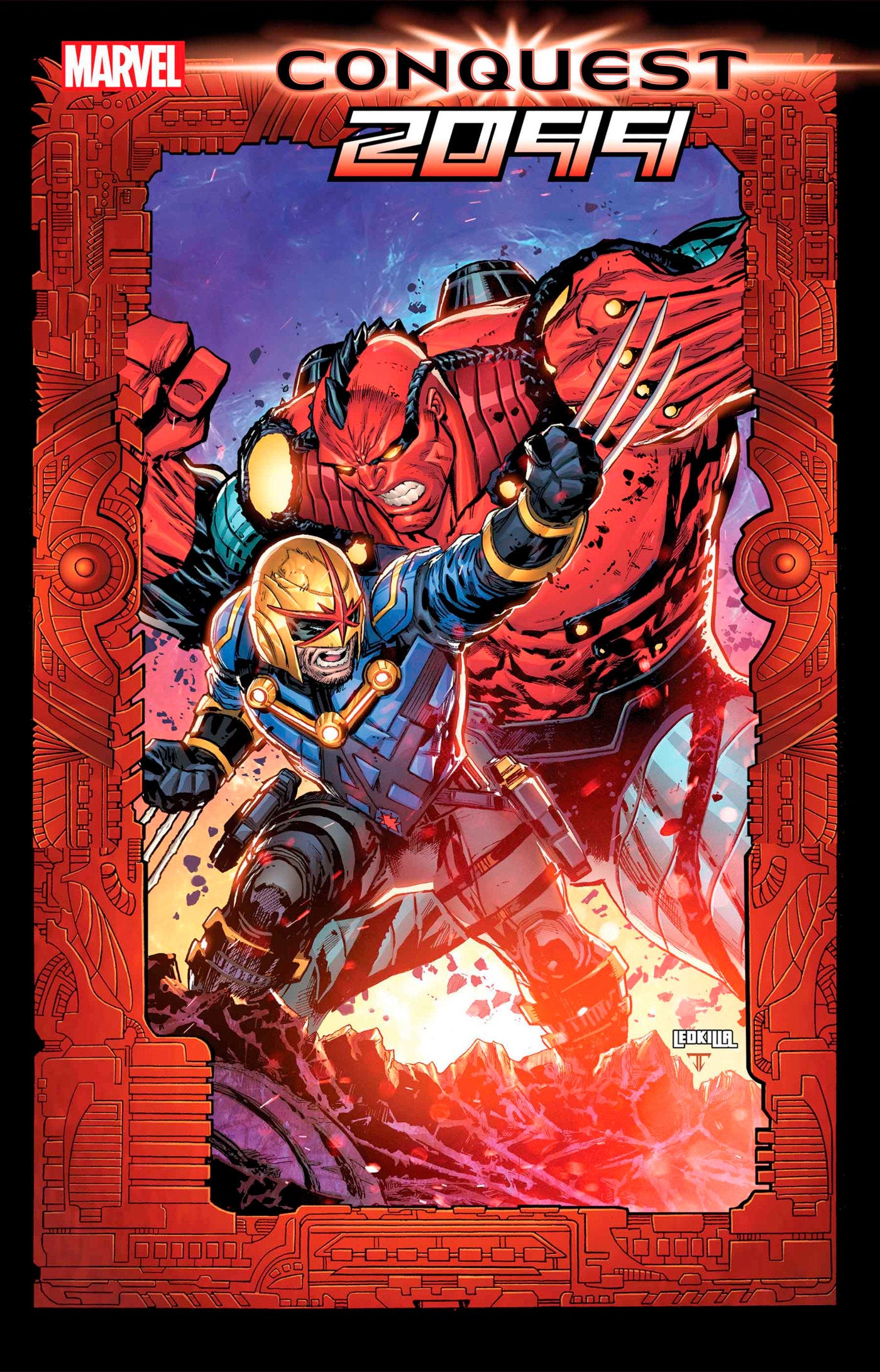 Conquest 2099 #4 (of 5) (Ken Lashley Frame Variant)