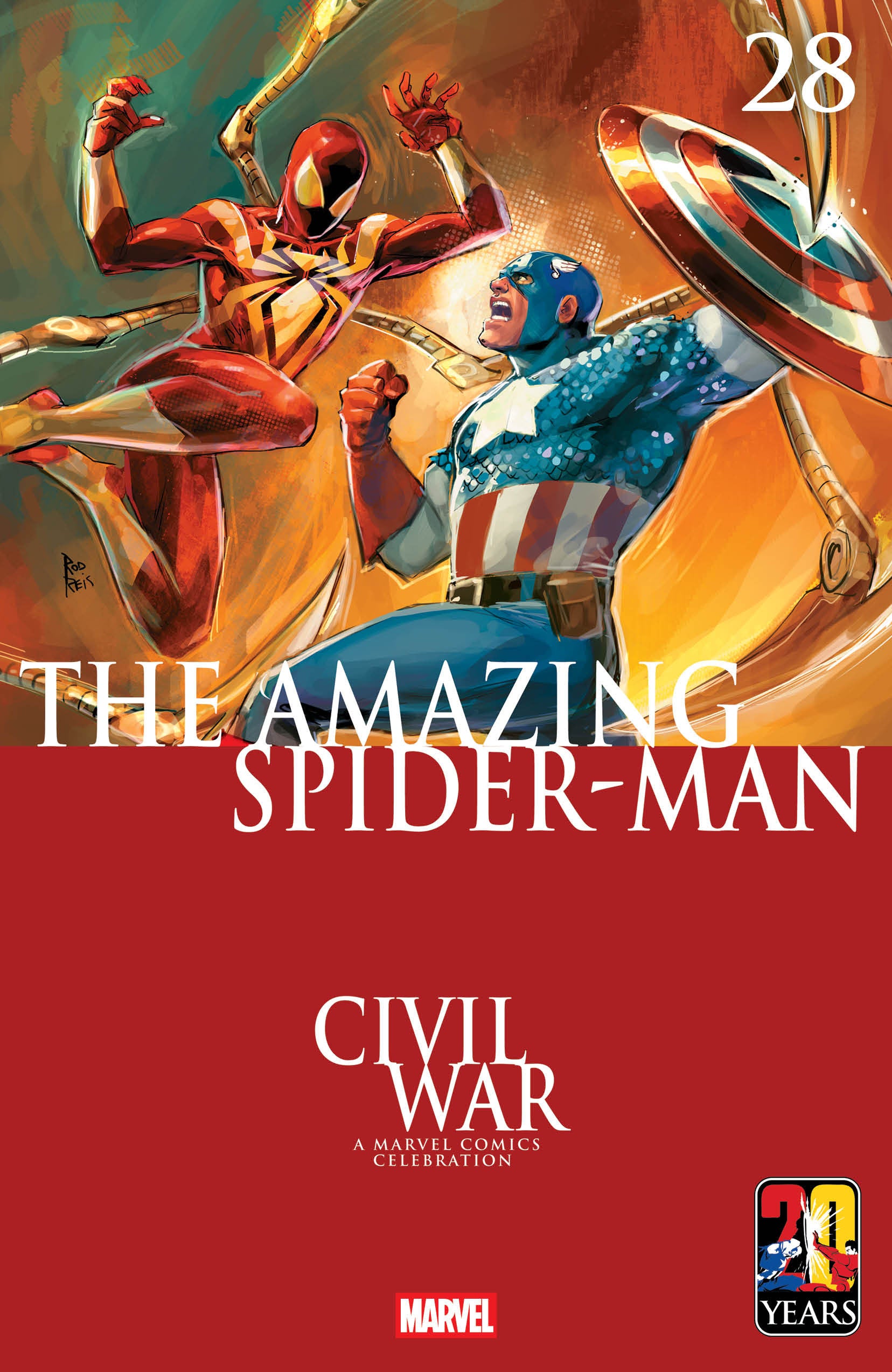 Amazing Spider-Man [2025] #28 (Rod Reis Civil War Celebration Variant)