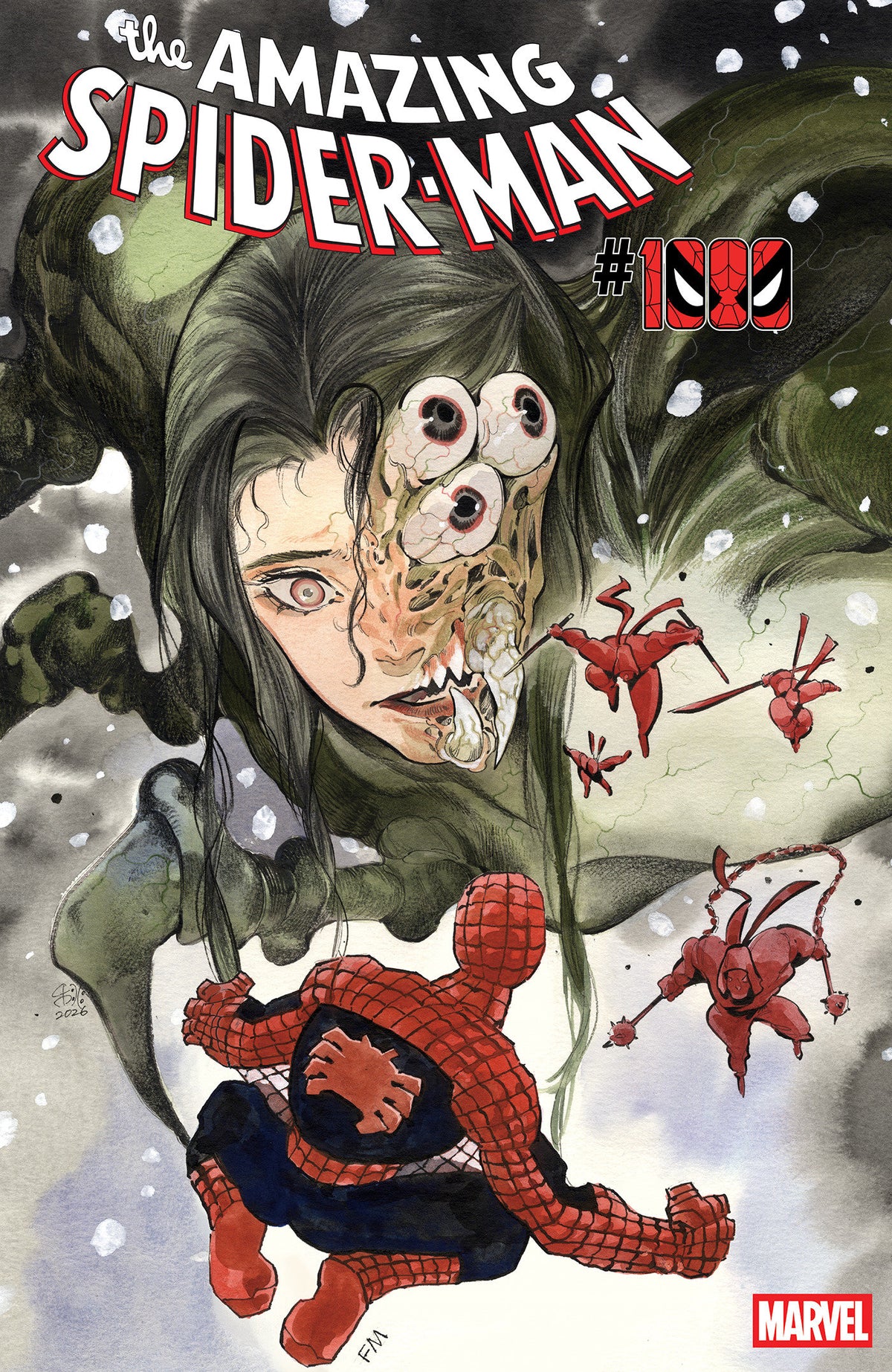 Amazing Spider-Man #1000 (Peach Momoko & Frank Miller Variant)