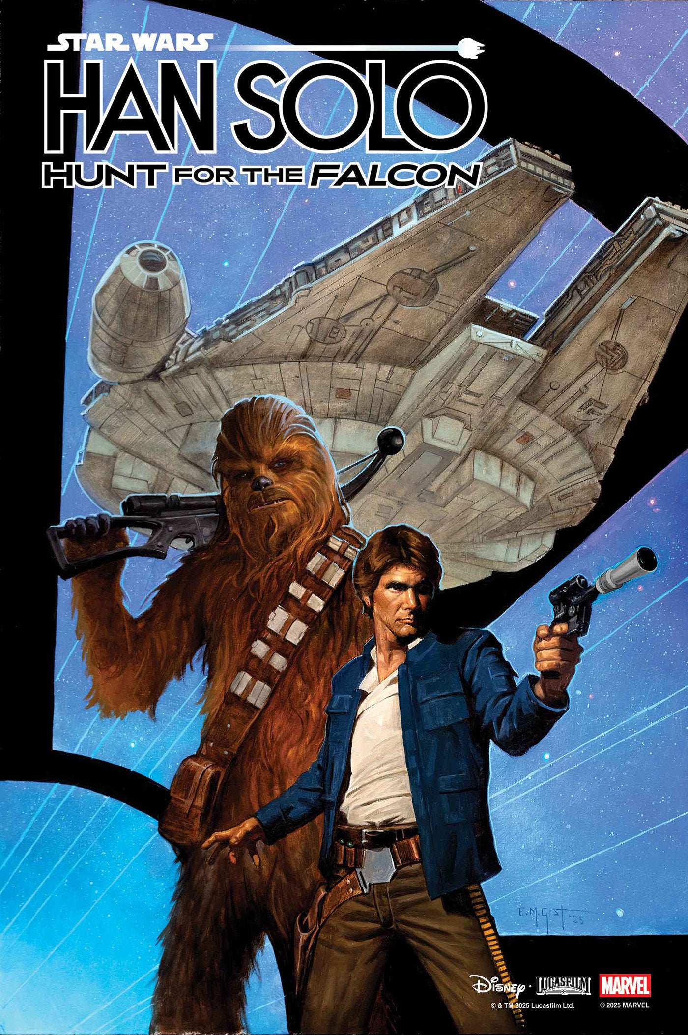 Star Wars: Han Solo Hunt For The Falcon #4 (E.M. Gist Variant)