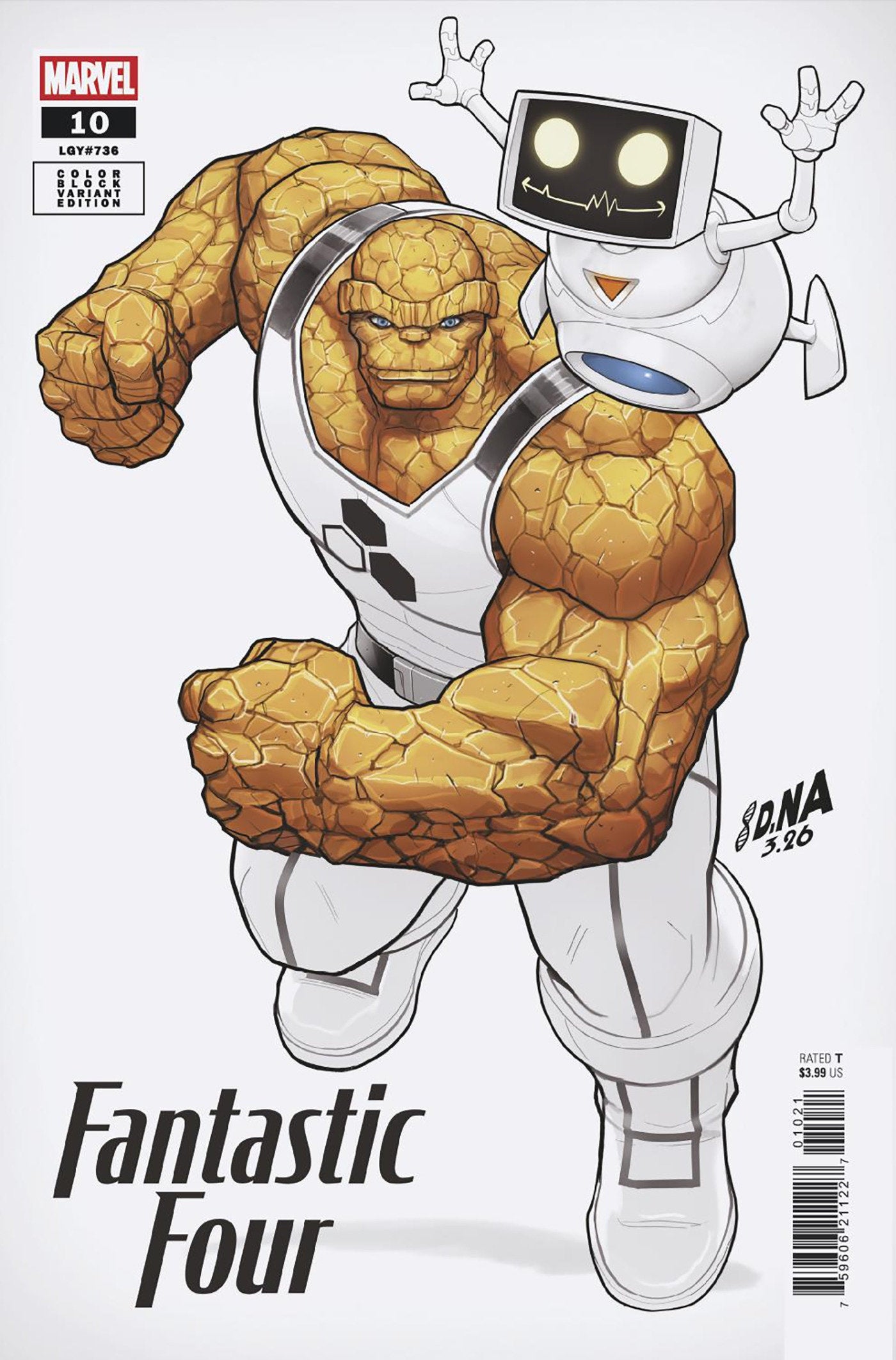 Fantastic Four [2025] #10 (David Nakayama Color Block White Variant)