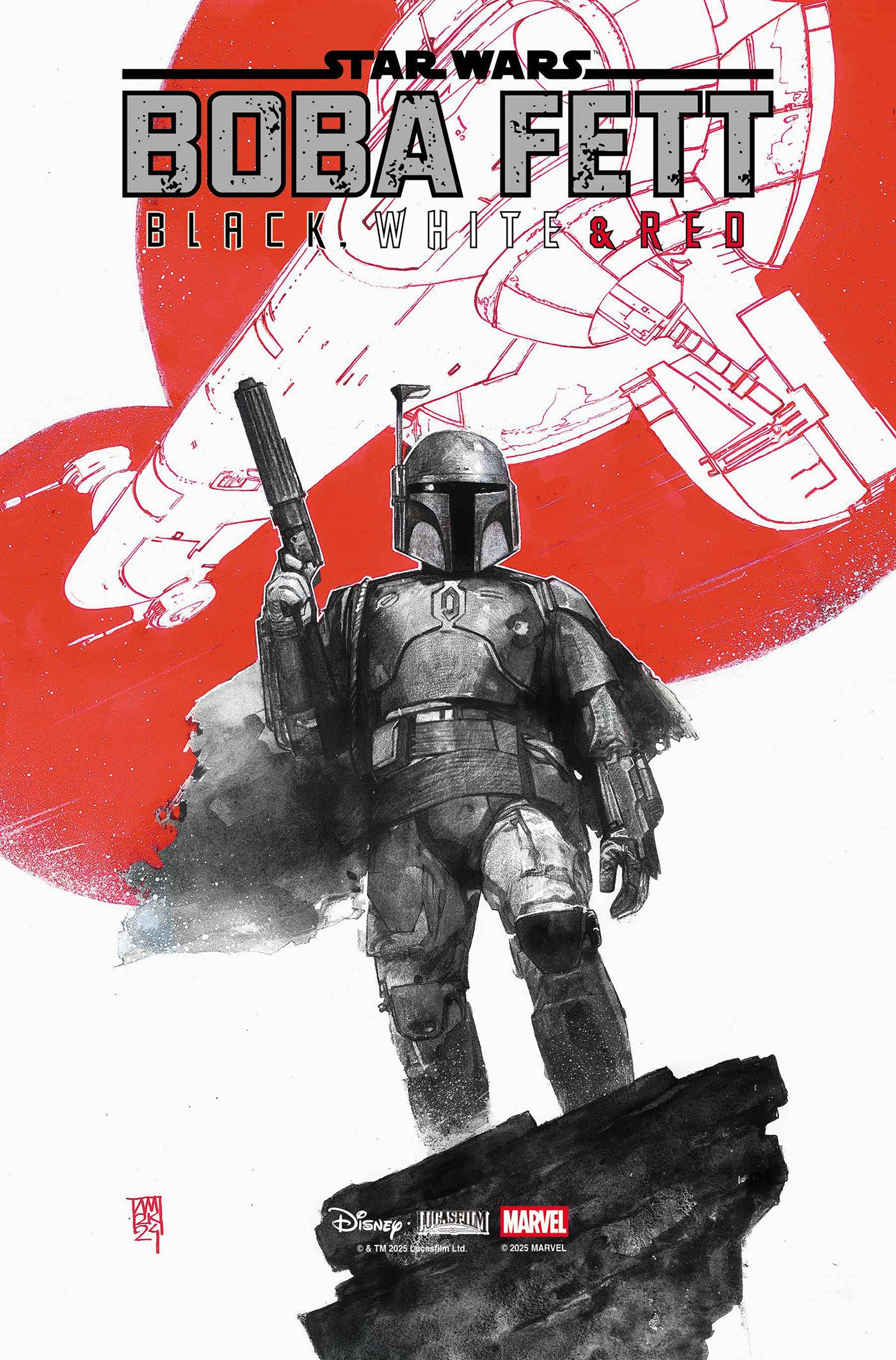 Star Wars: Boba Fett - Black, White & Red #01