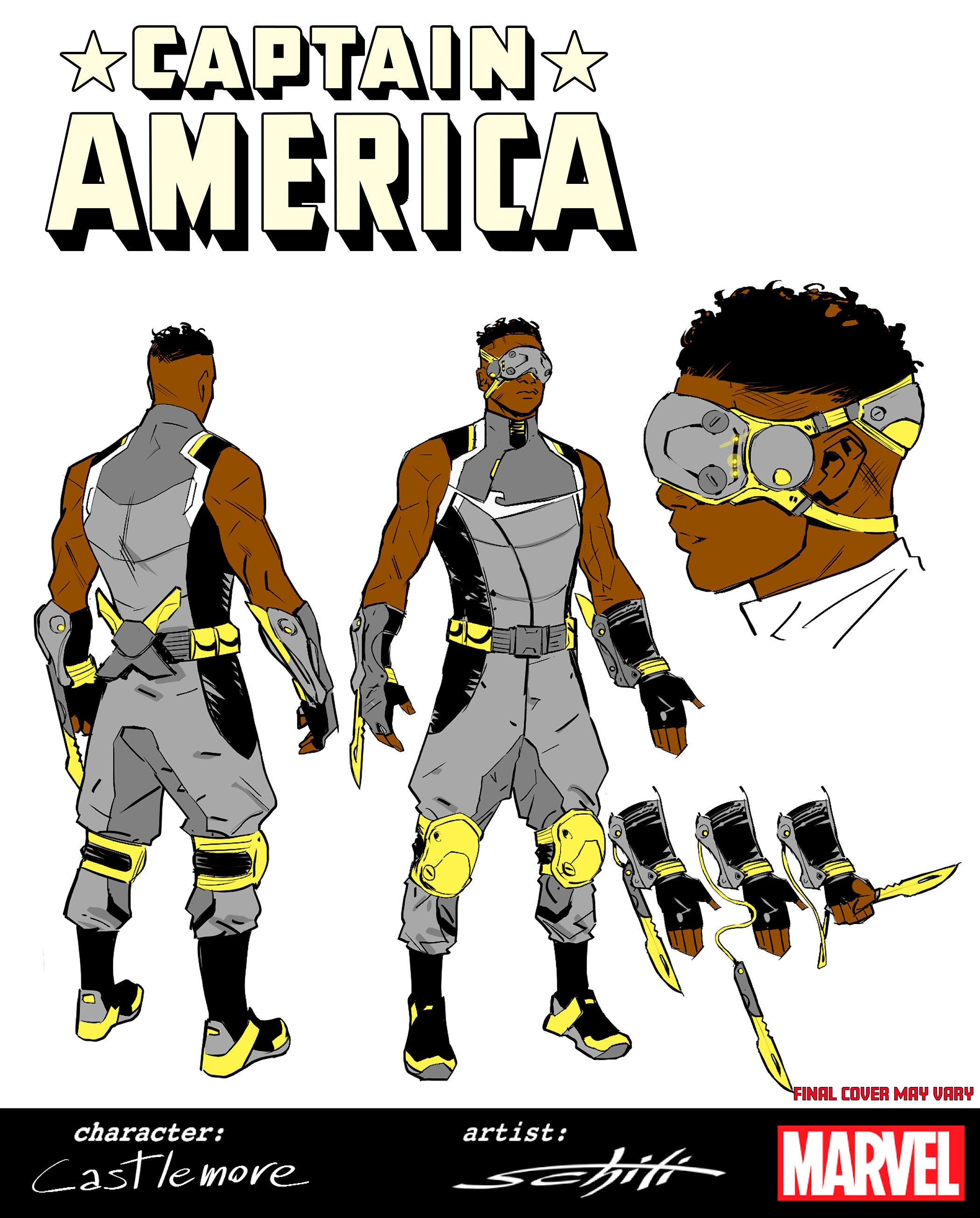 Captain America [2025] #07 (Valerio Schiti Design Variant)