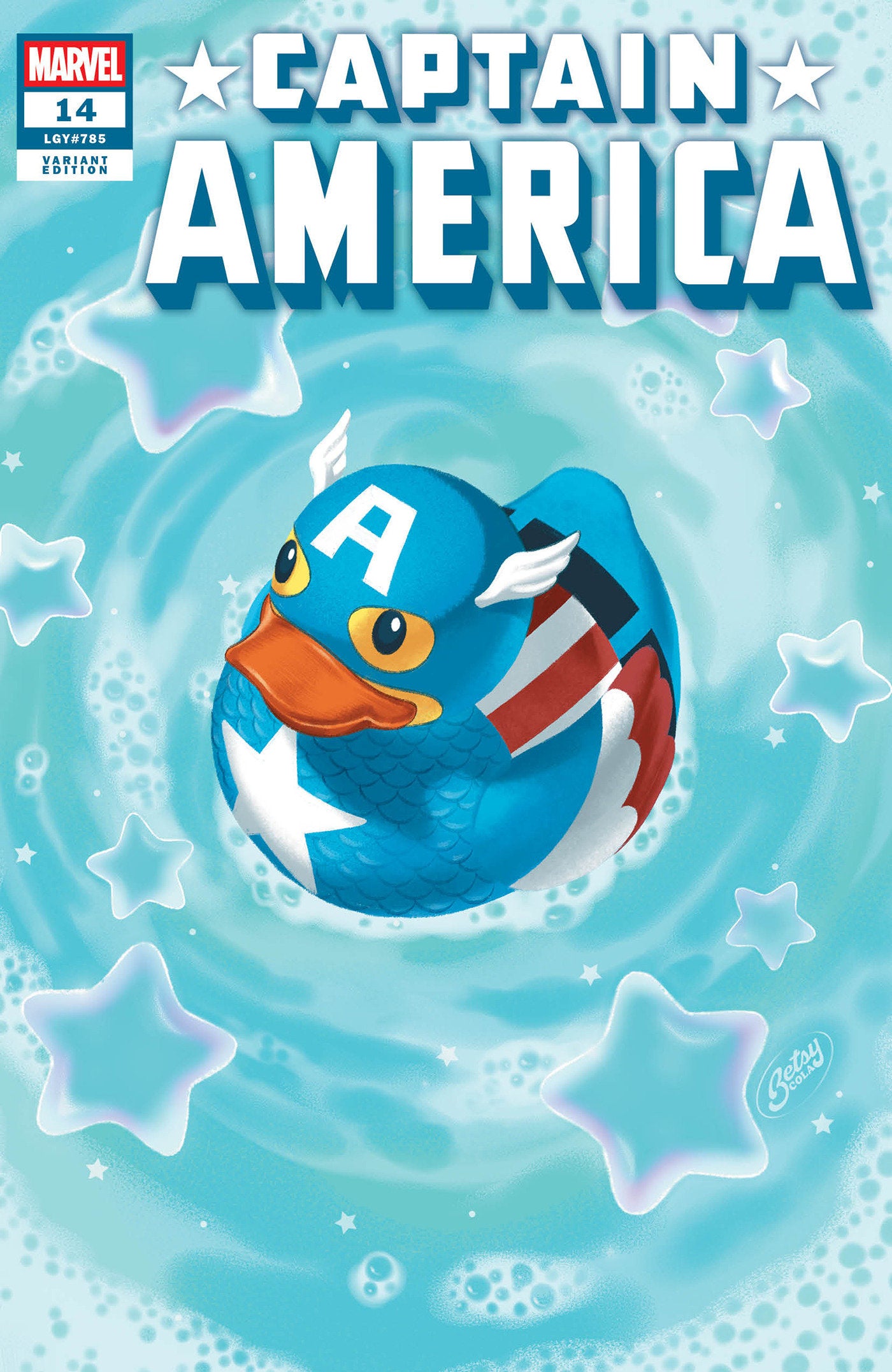 Captain America [2025] #14 (Betsy Cola Marvel Duck Variant) [Arm]