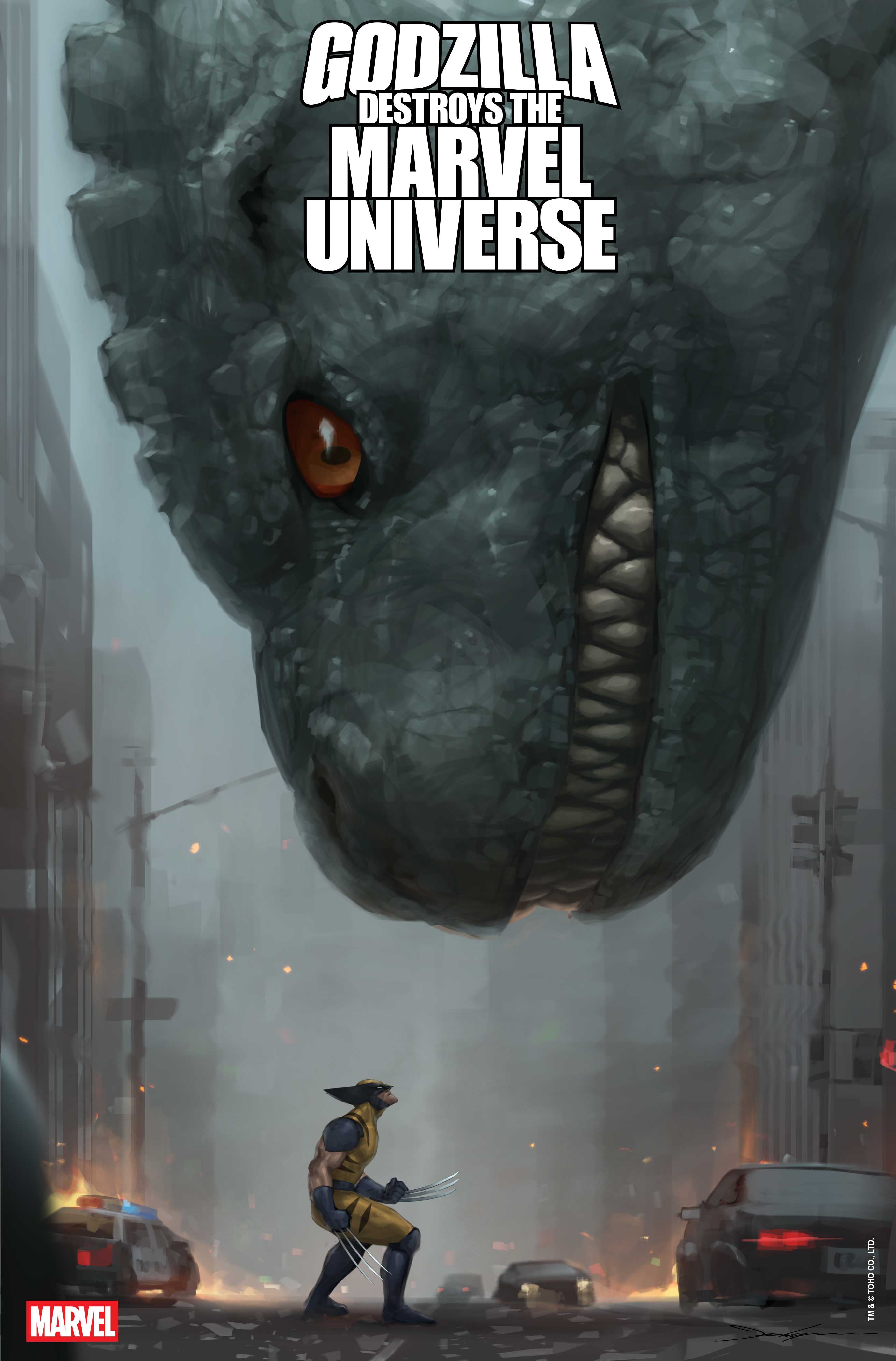 Godzilla Destroys The Marvel Universe #3 (Jeehyung Lee Variant)