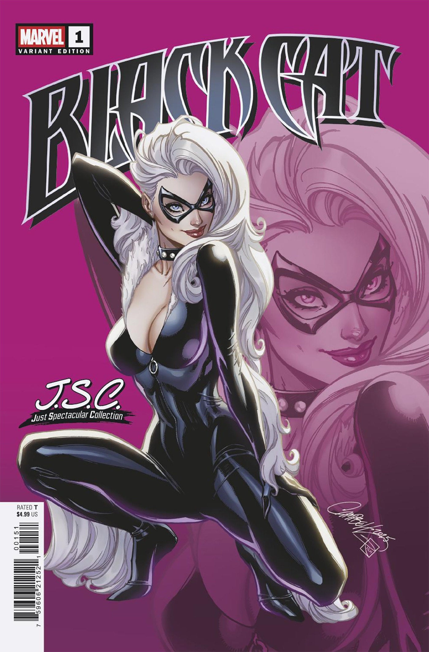Black Cat #1 [2025] (J. Scott Campbell Just Spectacular Collection Variant)
