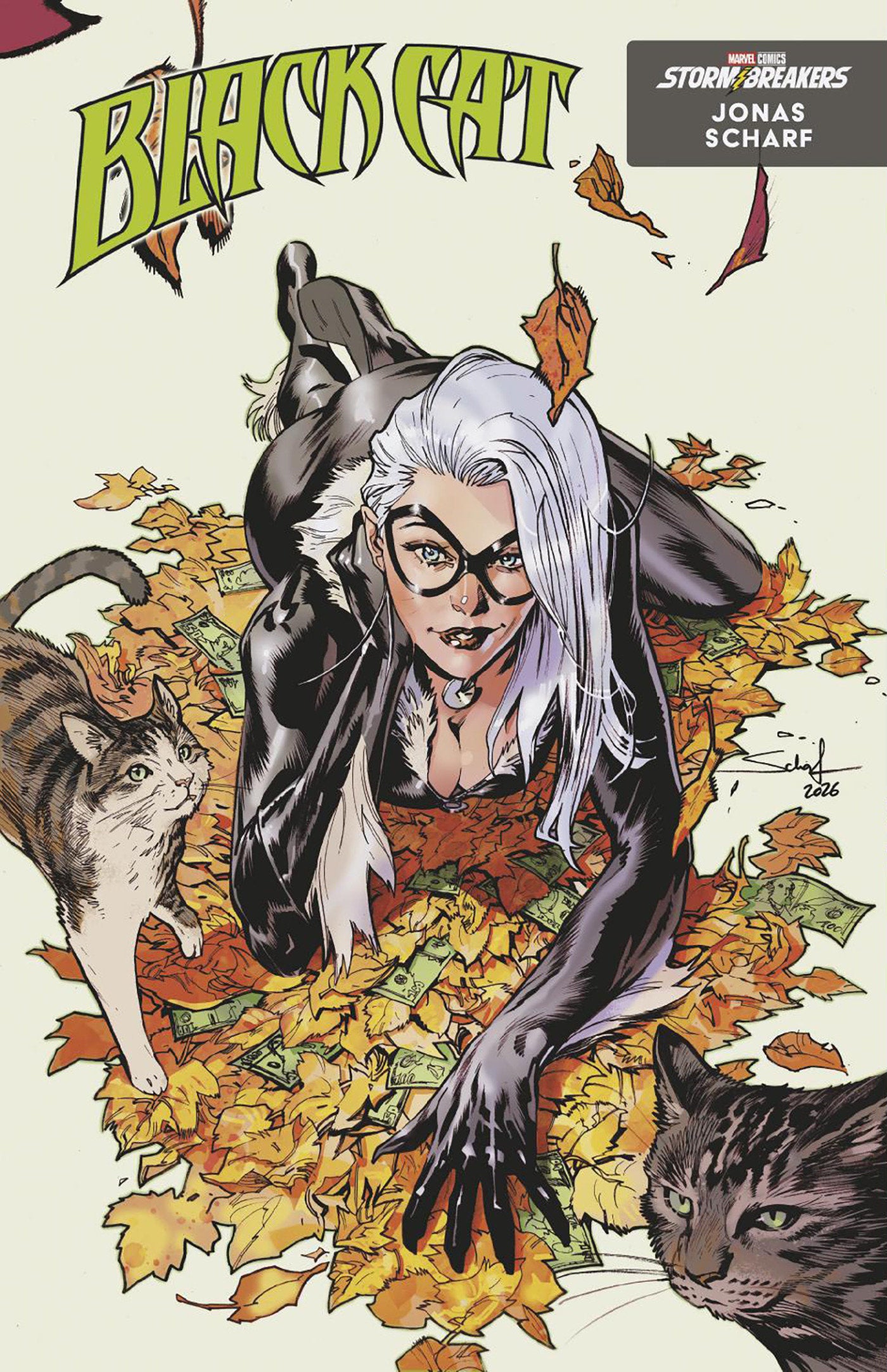 Black Cat [2025] #14 (Jonas Scharf Fall Fantasies Variant) [Qib]