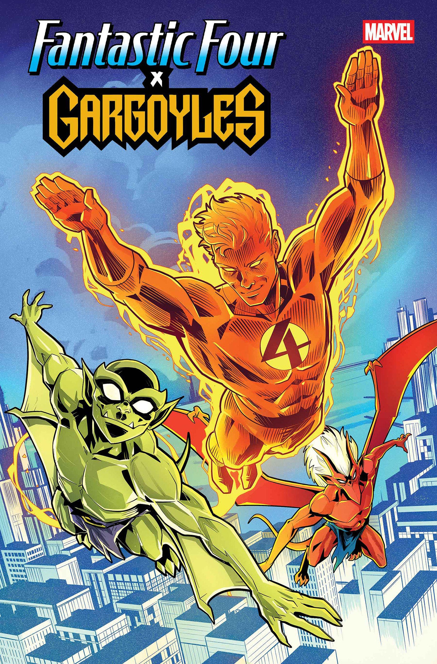 Fantastic Four/Gargoyles #1 (Luciano Vecchio Foil Variant)