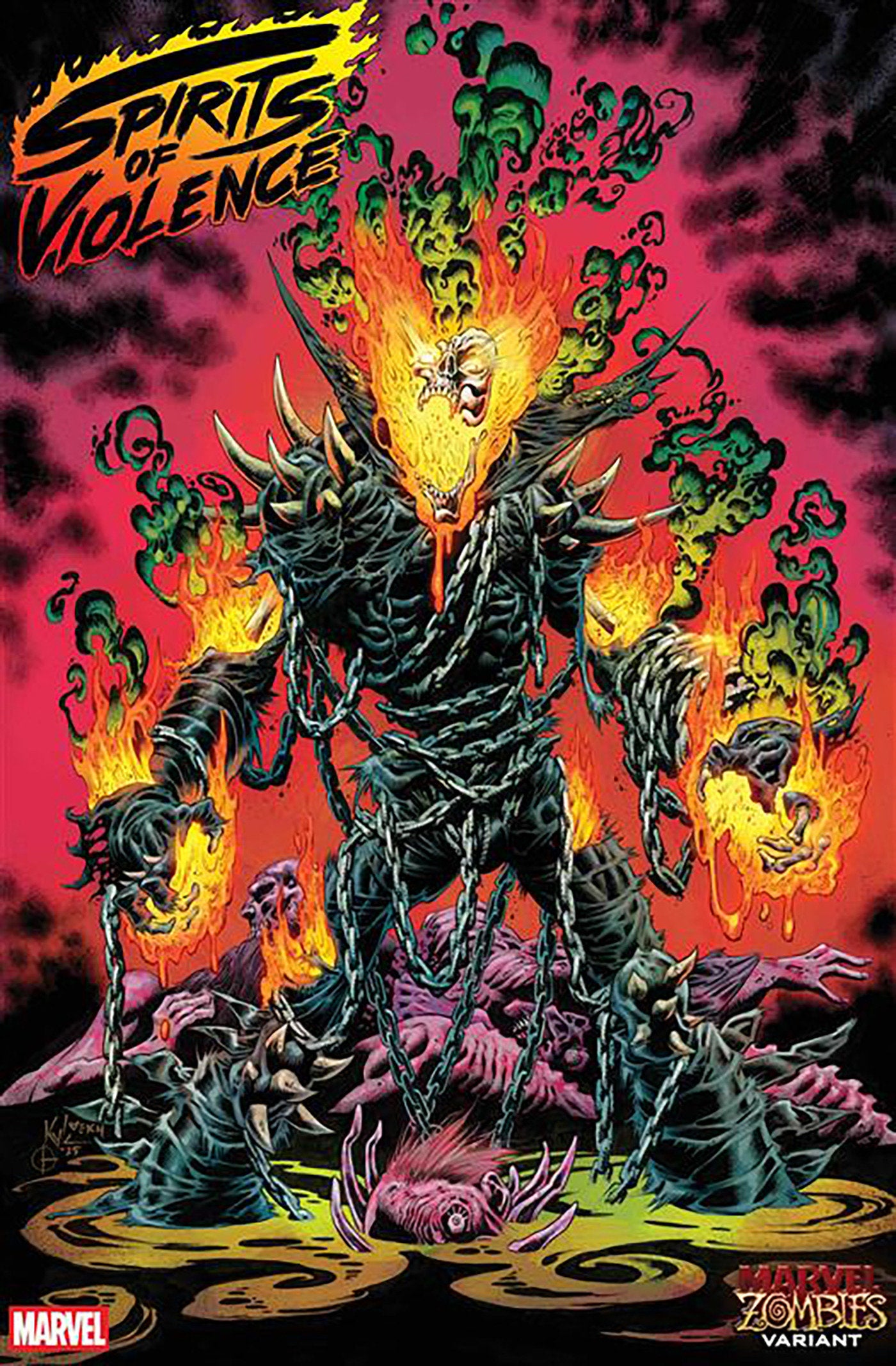 Spirits Of Violence #1 (Kyle Hotz Marvel Zombies Variant)