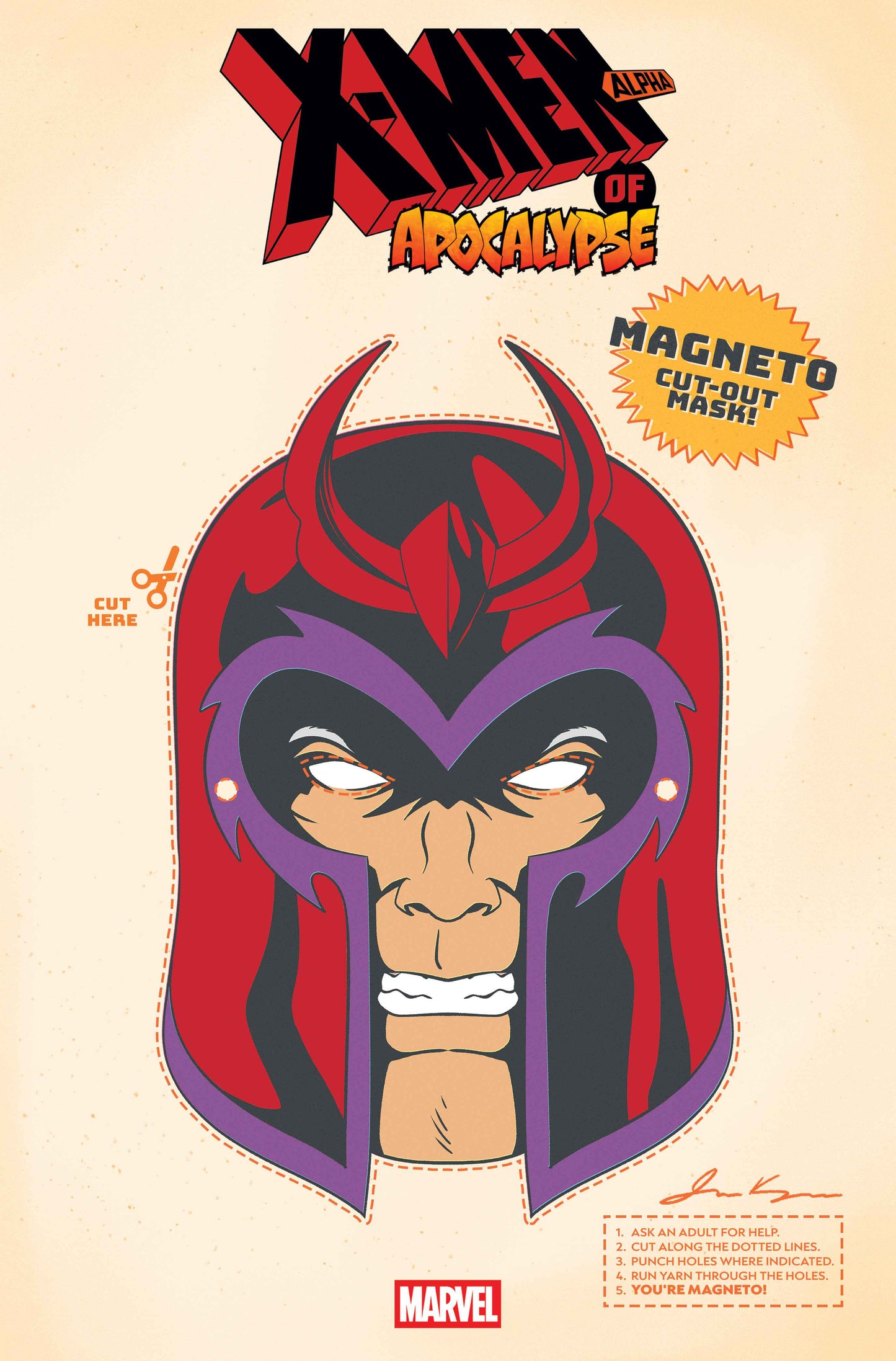 X-Men of Apocalypse Alpha #01 (Retro Halloween Mask Variant)