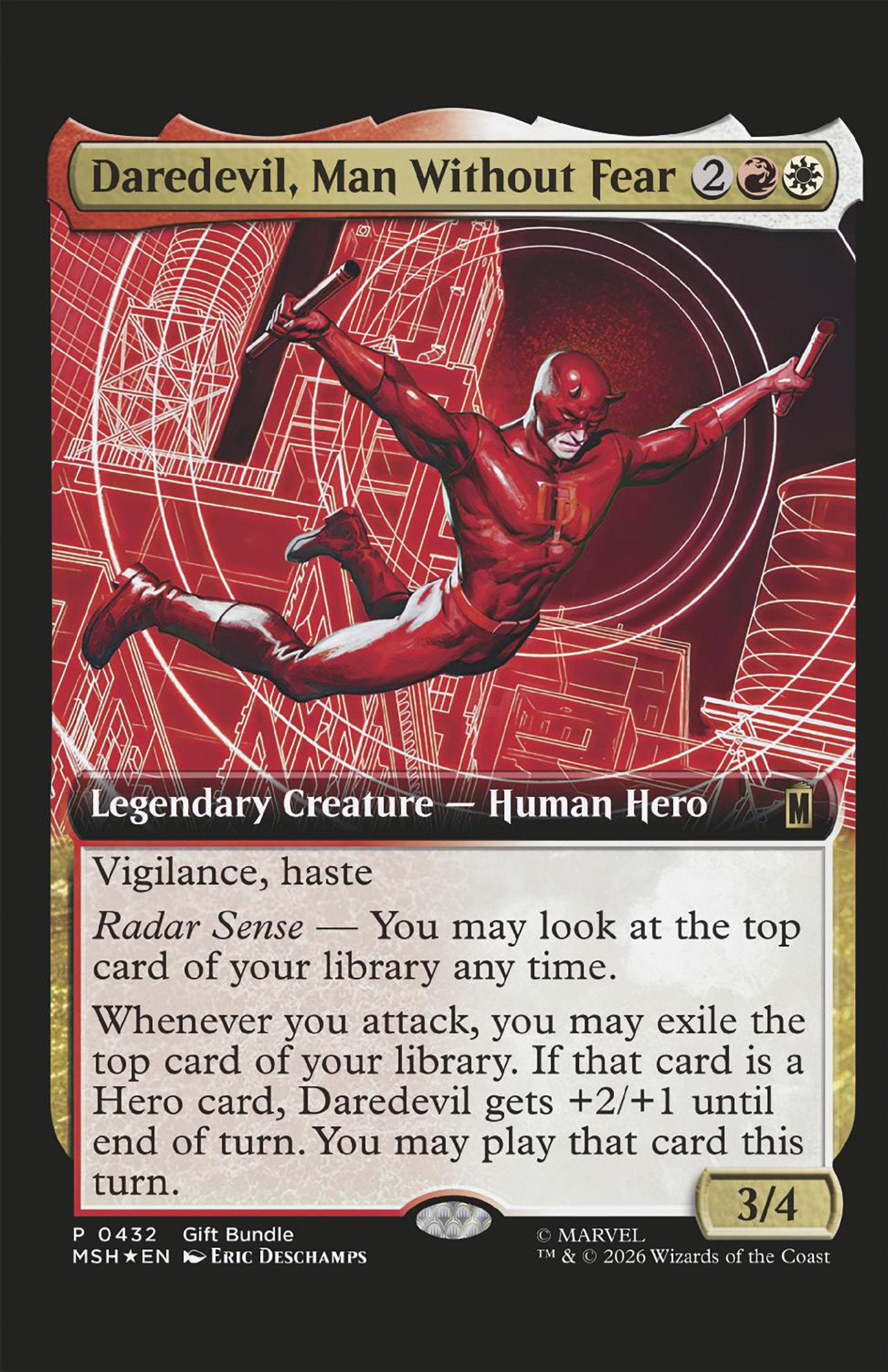 Daredevil [2026] #04 (Classified Artist Magic: The Gathering Variant)